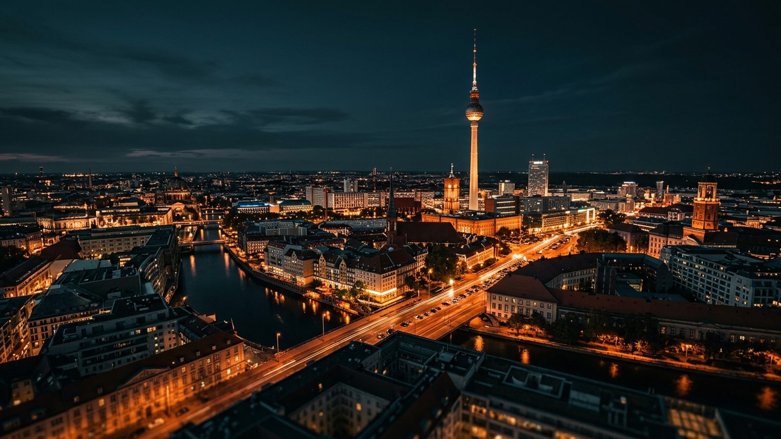 Germany at night